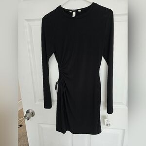 Black Dress with side Keyhole